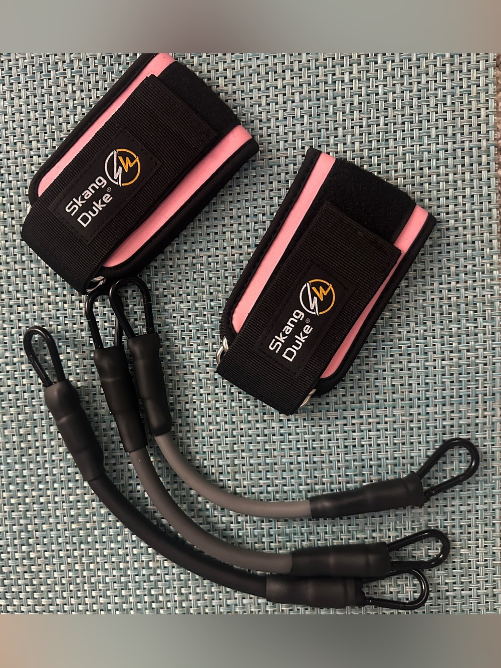 Pink Ankle/Wrist Resistance Bands Set